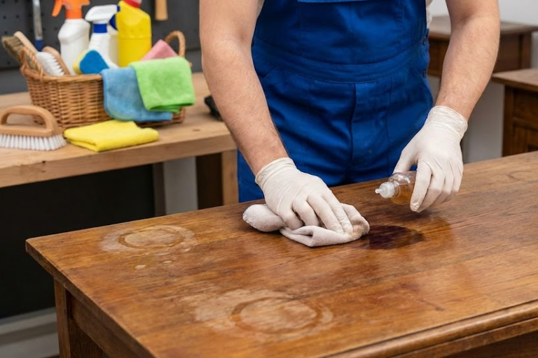 How to remove stains from wood